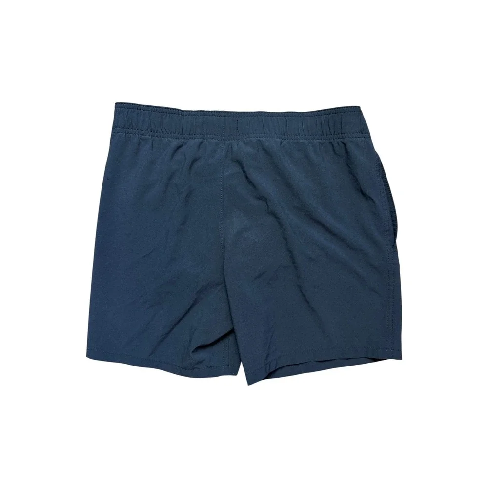 Hollister Mens Black Logo Swim Trunks Stretch Mesh Lined Shorts XS 5 Inseam